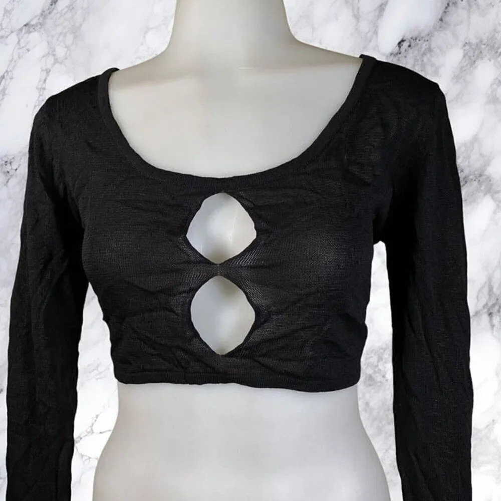 Superdown Jasmina Knit Top - Black